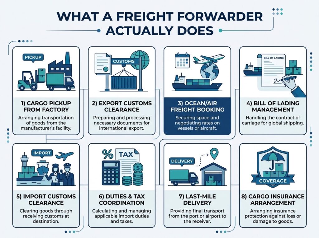 freight forwarder services