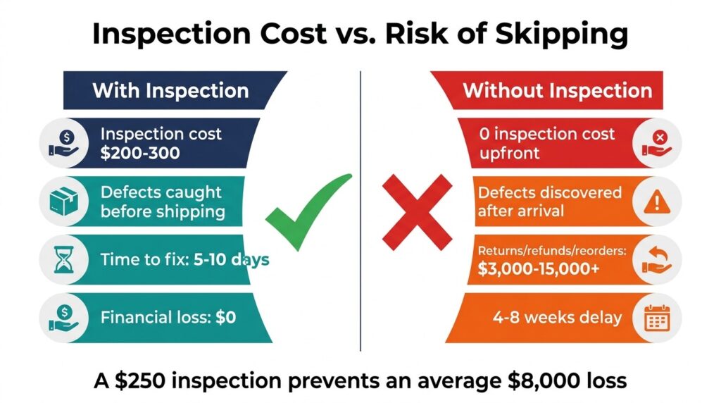 inspection cost vs risk