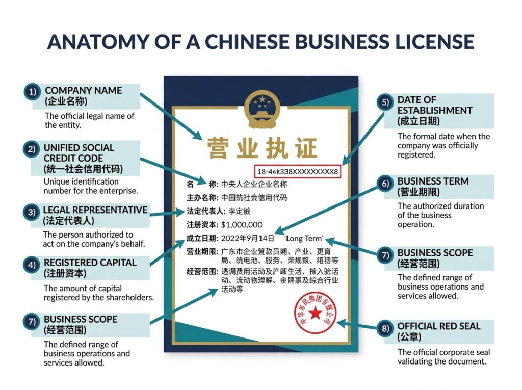 license anatomy diagram