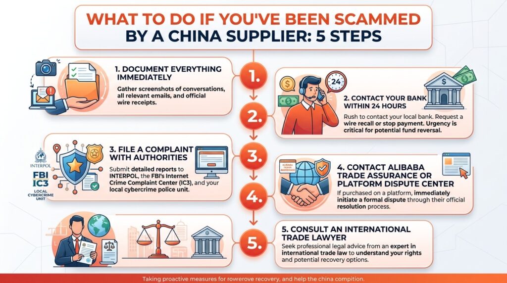 scam recovery steps