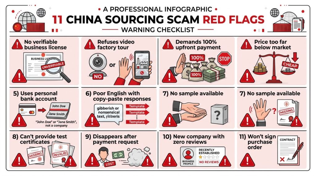 scam red flags checklist