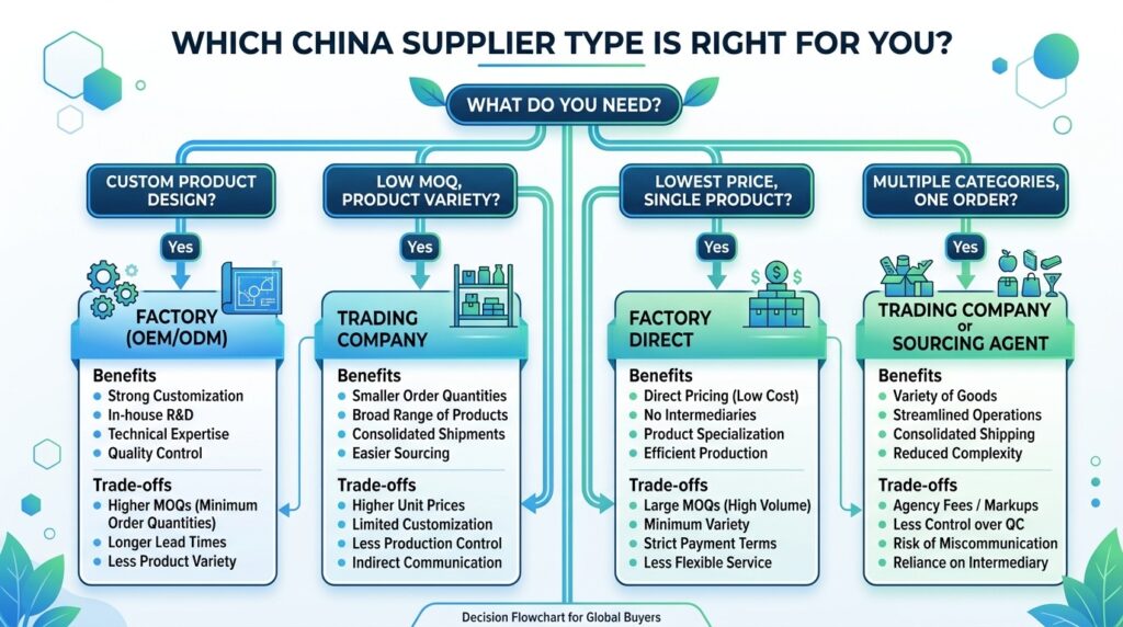supplier type decision tree