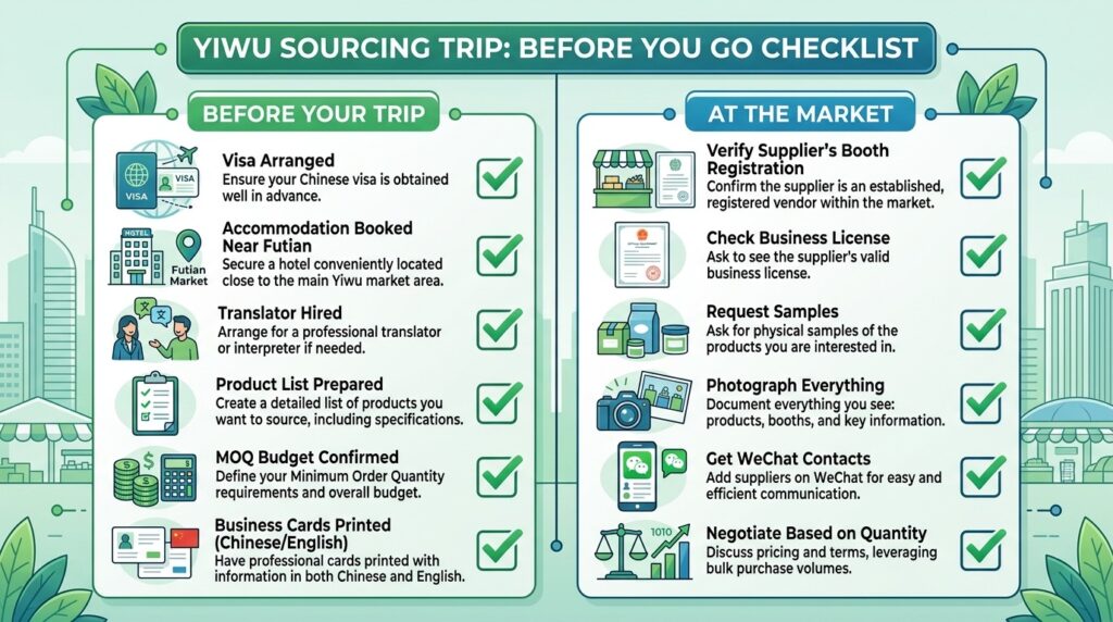 yiwu sourcing checklist