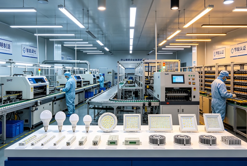 LED bulbs strips production (2)