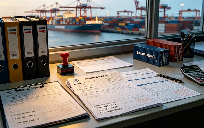 bill of lading document close-up (2)