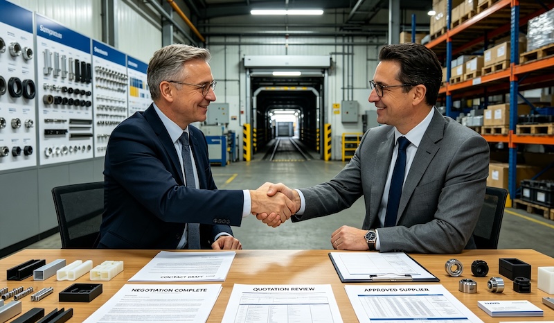 business handshake negotiation