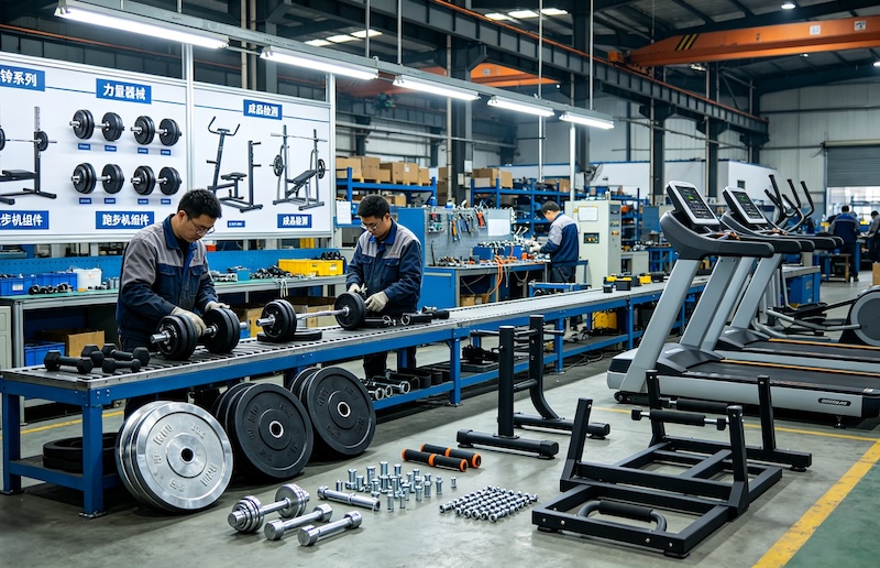 fitness equipment factory