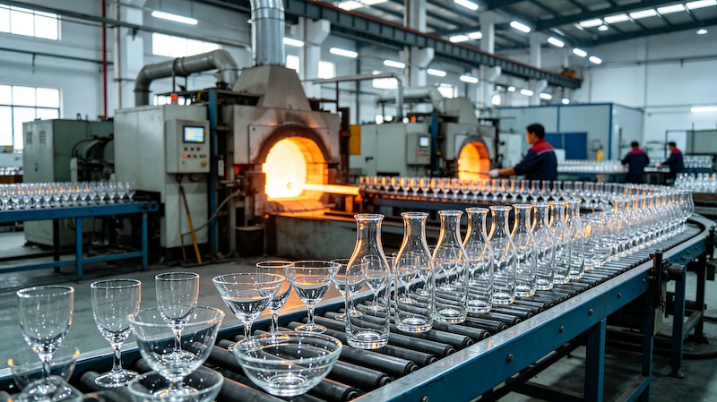 glassware factory production line china (2)