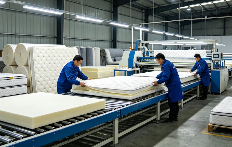 mattress factory production line china (2)