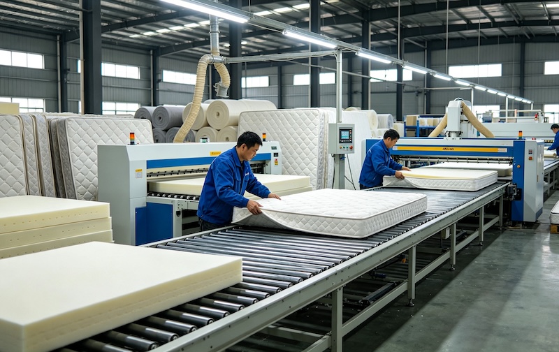 mattress factory production line china (3)