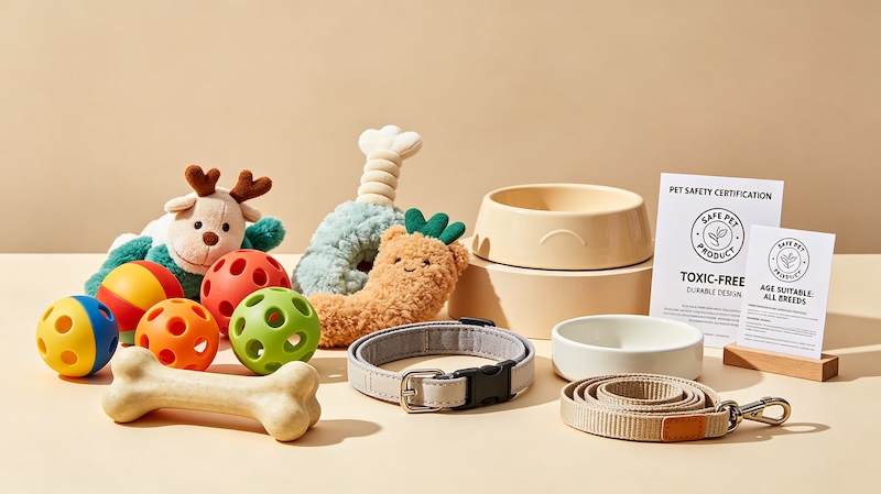pet toys accessories display