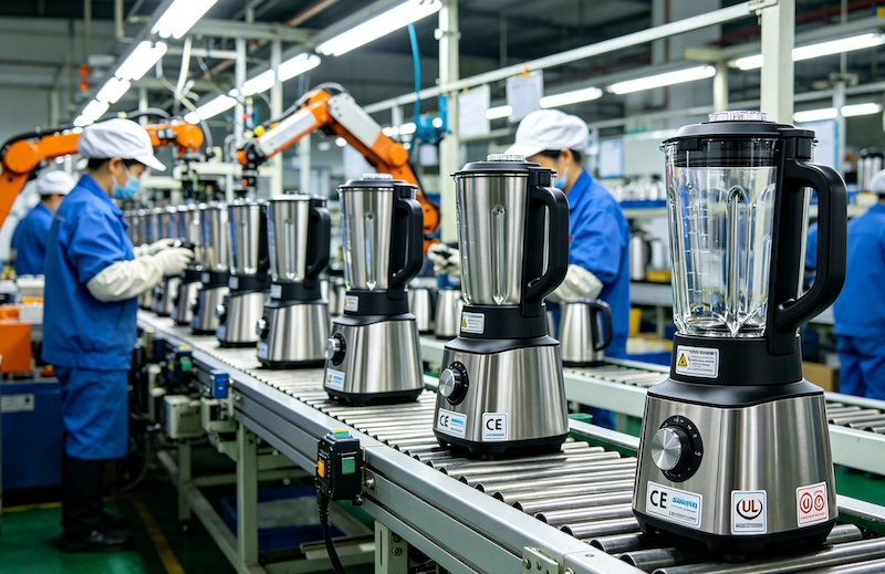 small kitchen appliance factory assembly line (4)