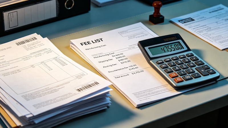 stacked invoices bills