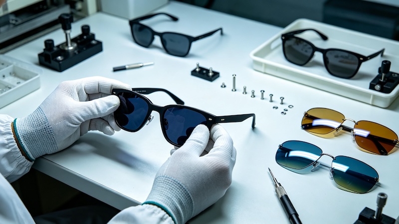 sunglasses factory production line china (2)